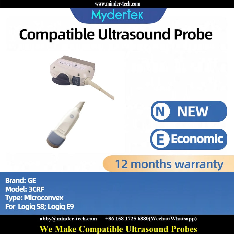 Compatible GE 3CRF ultrasound probe Ultrasonic transducer Microconvex Probe