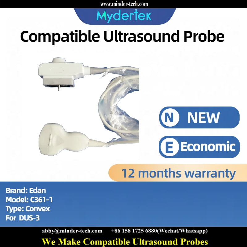 Compatible Edan C361-1 ultrasound probe Ultrasonic transducer convex Probe