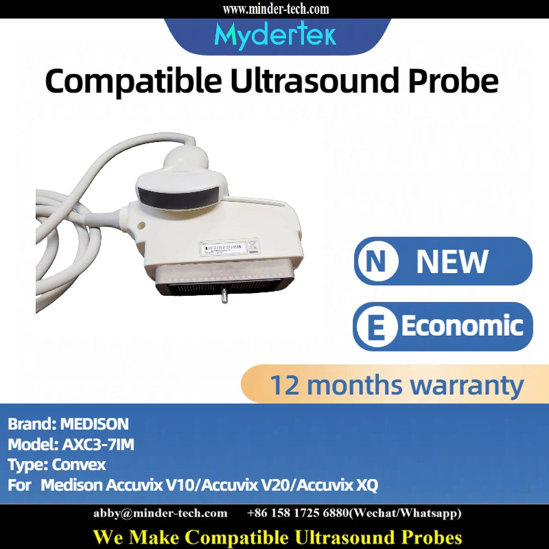Compatible MEDISON AXC3-7IM ultrasound probe Ultrasonic transducer Convex Probe