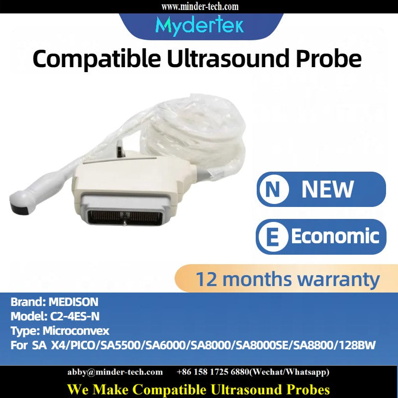 Compatible Medison C2-4ES-N ultrasound probe Ultrasonic transducer Microconvex Probe