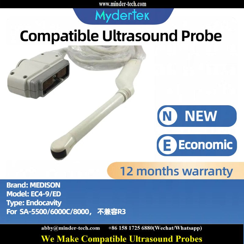 Compatible Medison EC4-9ED ultrasound probe Ultrasonic transducer Endocavity Probe