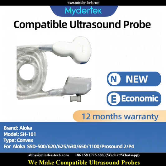 Compatible Aloka SH-101 ultrasound probe Ultrasonic transducer convex Probe