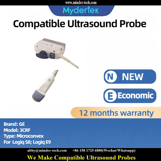 Compatible GE 3CRF ultrasound probe Ultrasonic transducer Microconvex Probe