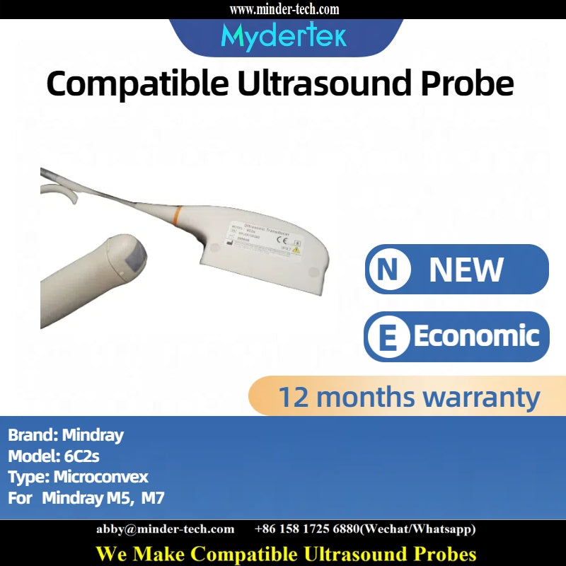 Compatible MINDRAY 6C2s ultrasound probe Ultrasonic transducer Microconvex Probe