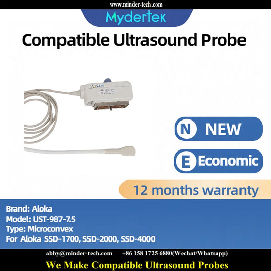 Compatible Aloka UST-987-7.5 ultrasound probe Ultrasonic transducer microconvex Probe