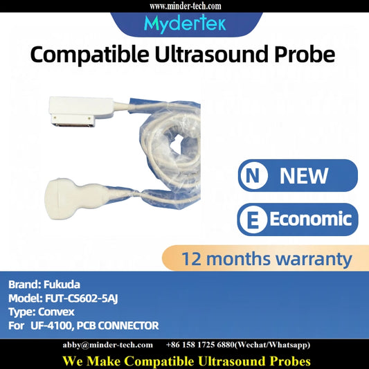 Compatible Fukuda FUT-CS602-5AJ ultrasound probe Ultrasonic transducer convex Probe