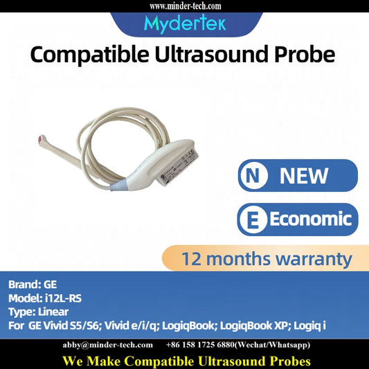 Compatible GE i12L-RS ultrasound probe Ultrasonic transducer linear Probe