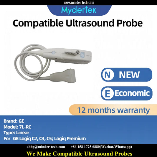 Compatible GE 7L-RC ultrasound probe Ultrasonic transducer linear Probe