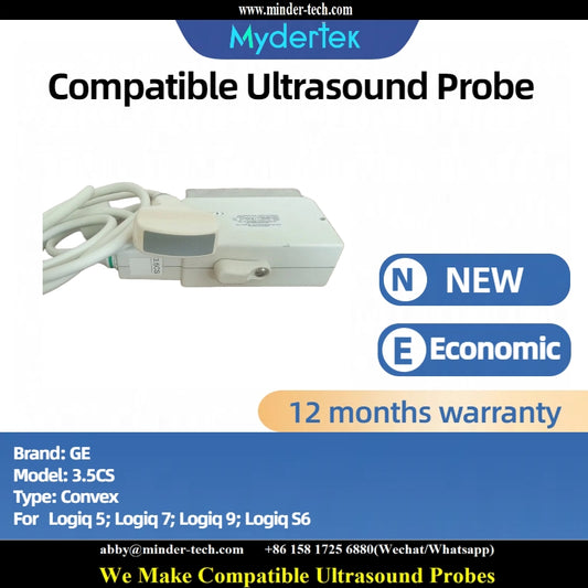 Compatible GE 3.5CS ultrasound probe Ultrasonic transducer convex Probe
