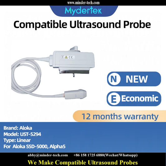 Compatible Aloka UST-5294 ultrasound probe Ultrasonic transducer linear Probe