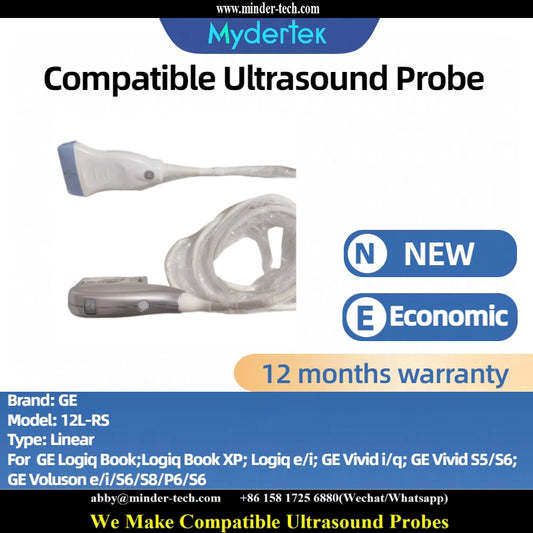 Compatible GE 12L-RS ultrasound probe Ultrasonic transducer linear Probe