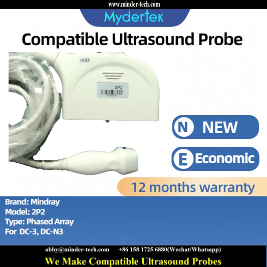 Compatible MINDRAY 2P2 ultrasound probe Ultrasonic transducer Phase Probe