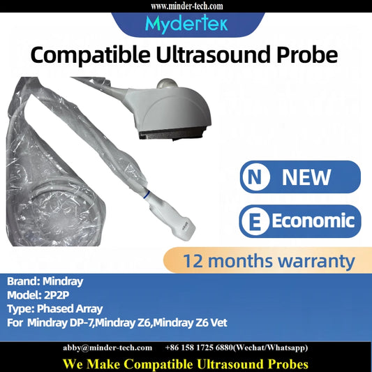 Compatible MINDRAY 2P2P ultrasound probe Ultrasonic transducer Phase Probe