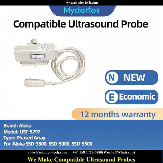 Compatible Aloka UST-5297 ultrasound probe Ultrasonic transducer phased Probe