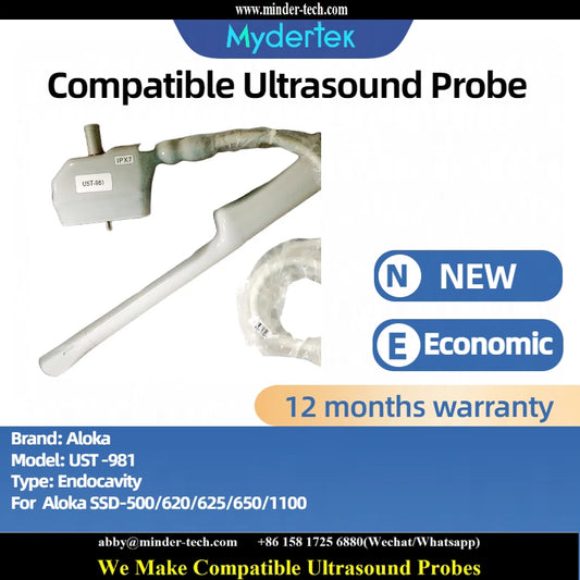 Compatible Aloka UST-981 ultrasound probe Ultrasonic transducer Transvaginal Probe