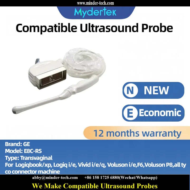 Compatible GE E8C-RS ultrasound probe Ultrasonic transducer Transvaginal Probe