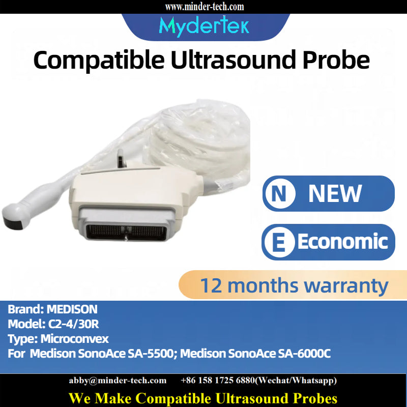 Compatible Medison C2-4/30R ultrasound probe Ultrasonic transducer Microconvex Probe