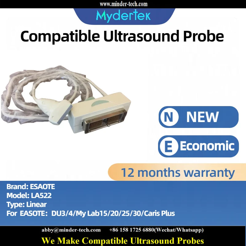 Compatible ESAOTE LA522 ultrasound probe Ultrasonic transducer Linear Probe