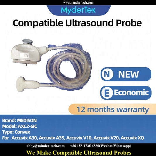 Compatible MEDISON AXC2-6IC ultrasound probe Ultrasonic transducer Convex Probe