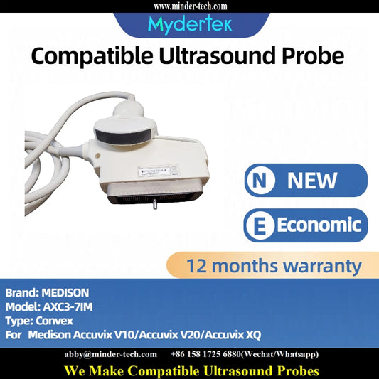 Compatible MEDISON AXC3-7IM ultrasound probe Ultrasonic transducer Convex Probe
