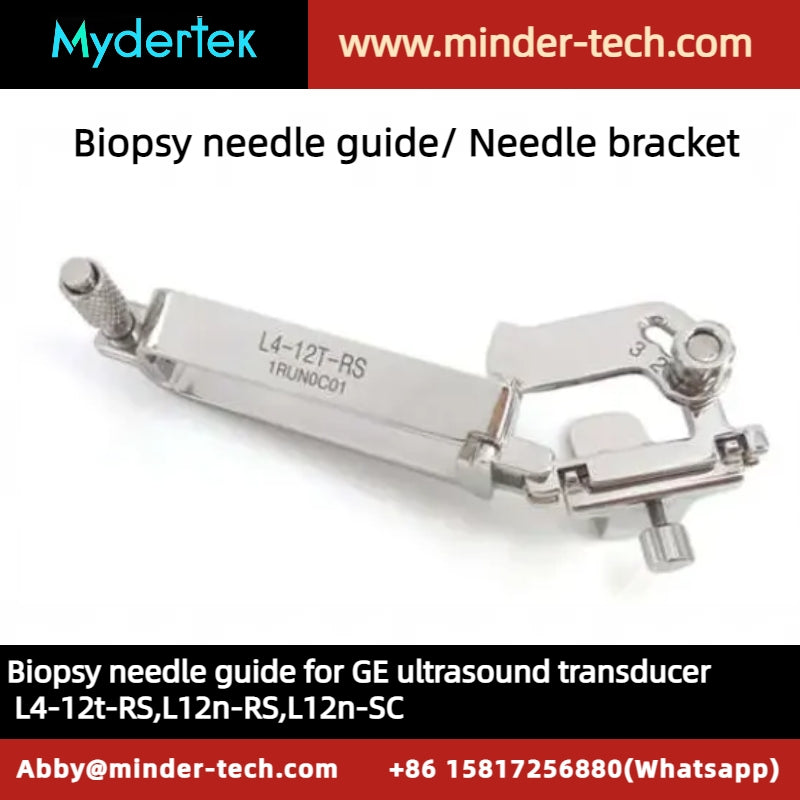 GE Biopsy needle guide for linear ultrasound transducer L4-12t-RS,L12n-RS,L12n-SC, biopsy needle bracket