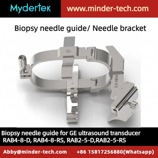 Reusable Biopsy needle guide, needle bracket for GE 3D/4D volume ultrasound probe RAB4-8-D, RAB4-8-RS, RAB2-5-D,RAB2-5-RS