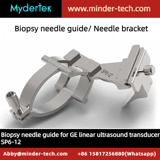 GE Biopsy needle guide for linear array ultrasound probe SP6-12, reusable, sterilized needle guide, biopsy kit