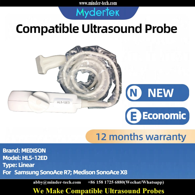 Compatible MEDISON HL5-12ED ultrasound probe Ultrasonic transducer Linear Probe