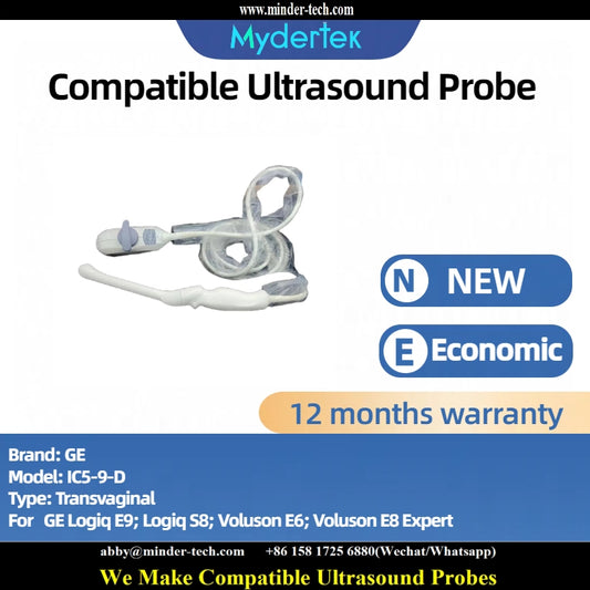 Compatible GE IC5-9-D ultrasound probe Ultrasonic transducer Transvaginal Probe