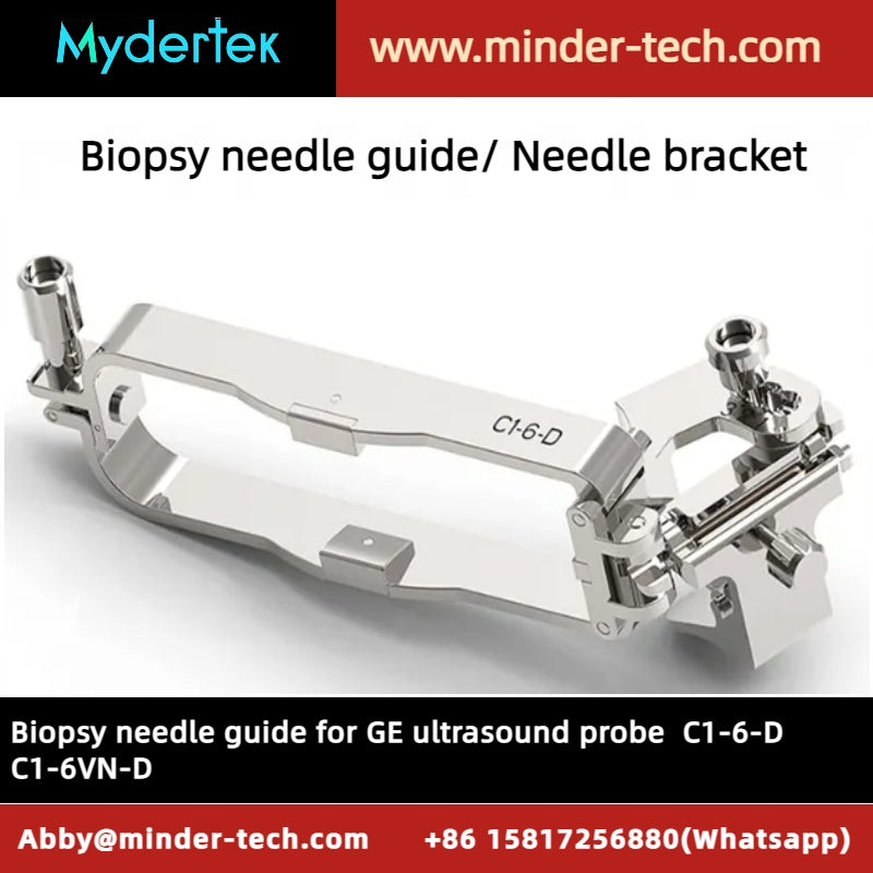 Needle bracket, needle guide for GE convex ultrasound probe C1-6-D C1-6VN-D