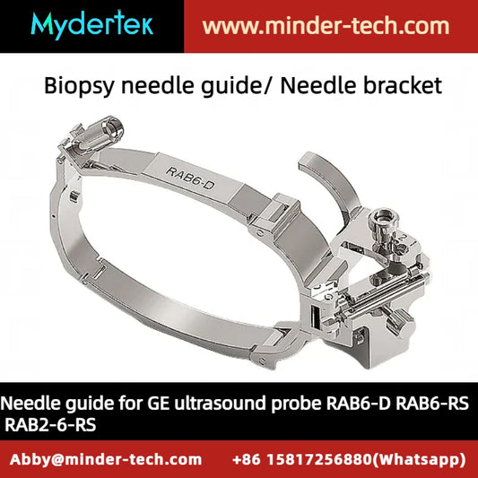 GE reusable biopsy needle guide, needle bracket for real-time 4D volume ultrasound probe RAB6-D RAB6-RS RAB2-6-RS