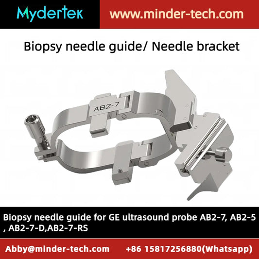 Biopsy needle guide for GE micro-convex ultrasound probe AB2-7, AB2-5, AB2-7-D,AB2-7-RS