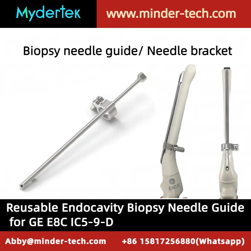 Reusable Endocavity Biopsy Needle Guides for GE E8C,E8C-RS,E8CS,IC5-9-D,IC5-9H transducer