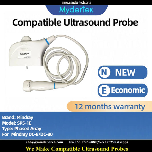 Compatible Mindray SP5-1E  ultrasound probe Ultrasonic transducer Phased Array Probe
