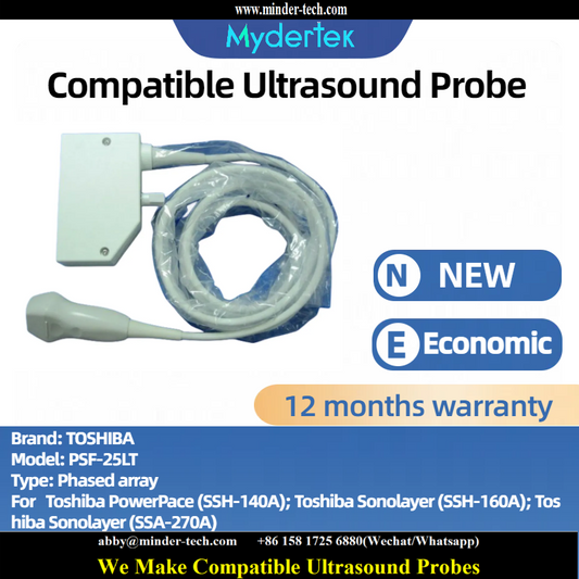 Compatible Toshiba PSF-25LT ultrasound probe Ultrasonic transducer Phased array Probe