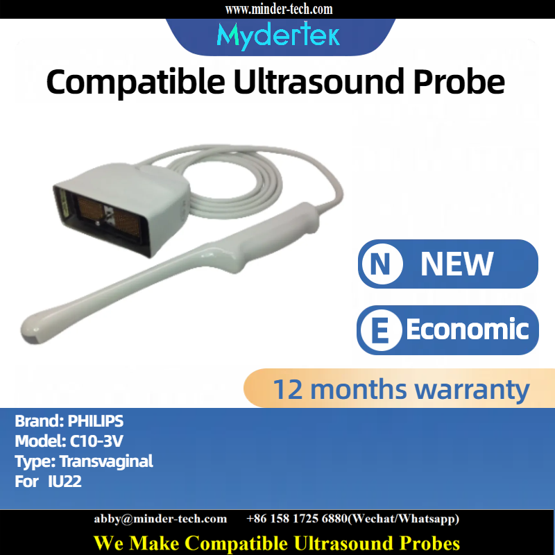 Compatible Philips C10-3v ultrasound probe Ultrasonic transducer Transvaginal Probe