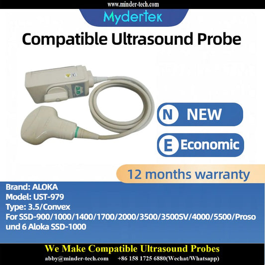 Compatible Aloka UST-979 ultrasound probe Ultrasonic transducer 3.5/Convex Probe