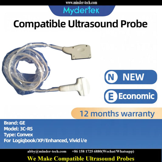 Compatible GE 3C-RS ultrasound probe Ultrasonic transducer Microconvex Probe