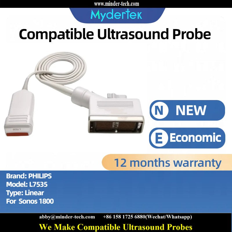 Compatible PHILIPS L7535 ultrasound probe Ultrasonic transducer Linear Probe