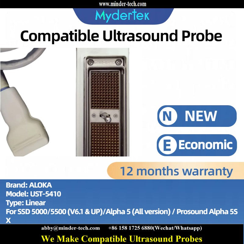 Compatible Aloka UST-5410 ultrasound probe Ultrasonic transducer linear Probe