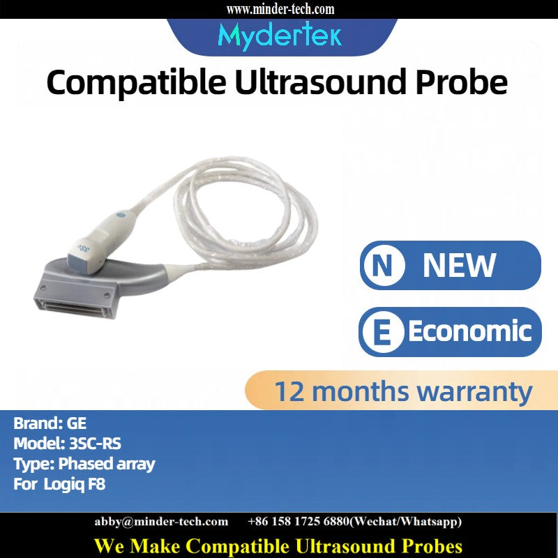 Compatible GE 3Sc-RS ultrasound probe Ultrasonic transducer Phased array Probe