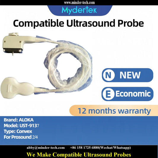 Compatible Aloka UST-9137 ultrasound probe Ultrasonic transducer Convex Probe