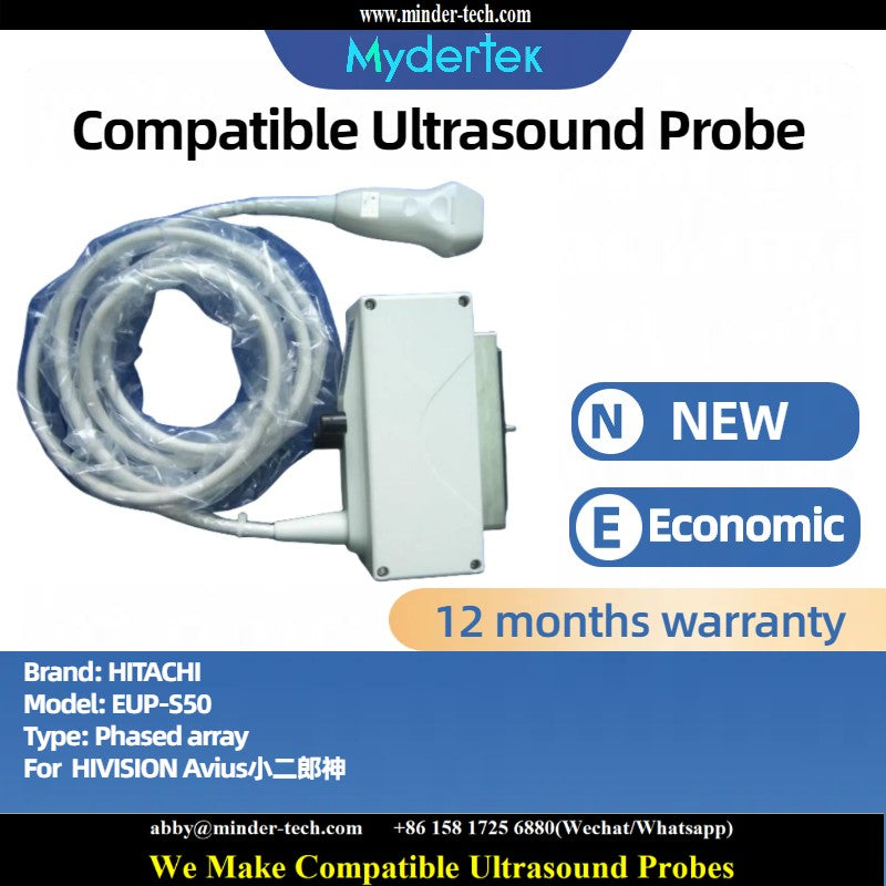 Compatible Hitachi EUP-S50 ultrasound probe Ultrasonic transducer Phased array Probe