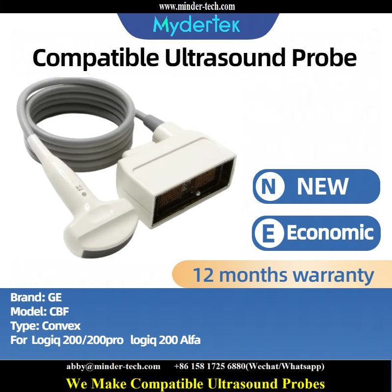 Compatible GE CBF ultrasound probe Ultrasonic transducer Convex Probe