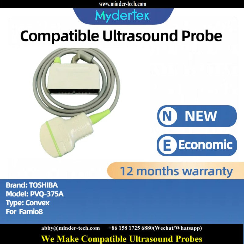 Compatible Toshiba PVQ-375A ultrasound probe Ultrasonic transducer Convex Probe