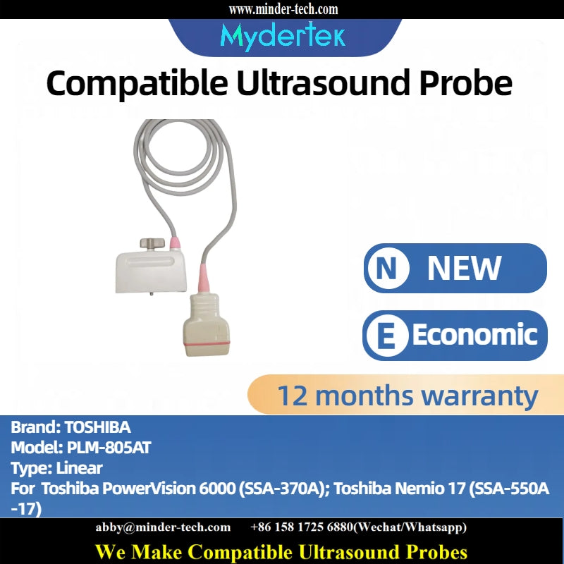 Compatible Toshiba PLM-805AT ultrasound probe Ultrasonic transducer Linear Probe