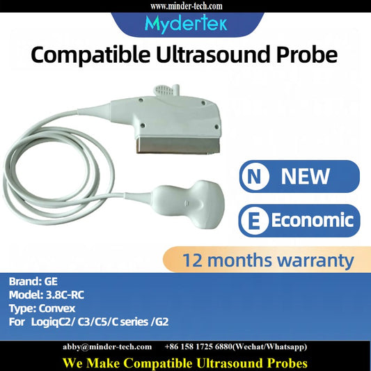 Compatible GE 3.8C-RC ultrasound probe Ultrasonic transducer Convex Probe