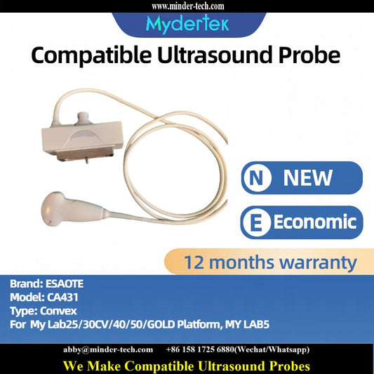 Compatible Esaote CA431 ultrasound probe Ultrasonic transducer Convex Probe