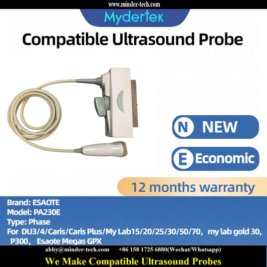 Compatible  Esaote PA230E ultrasound probe Ultrasonic transducer Phase Probe