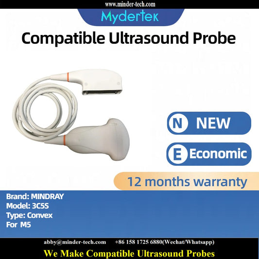 Compatible Mindray 3C5s ultrasound probe Ultrasonic transducer Convex Probe